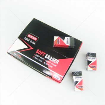 BOSTON ยางลบ SOFT ERASER No.119 <1/30> สีดำ